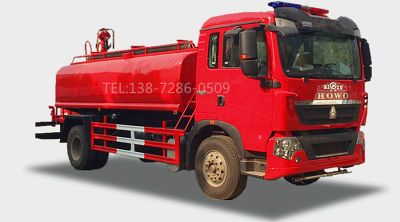 重汽12-15噸消防供水車圖片